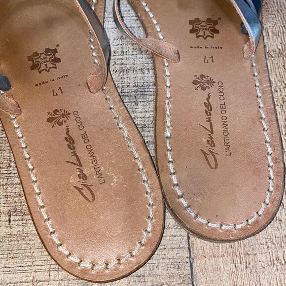 Gianluca Italian handmade leather sandals - Picture 8 of 12